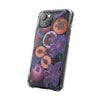 MagSafe Compatible iPhone Case - Fruits and Purple Lily Flowers Painting