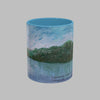 Wondering By The Lake-Mossy Lake Painting Mug Inside and Handle Colors