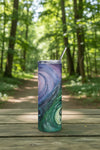 Stainless Steel Tumbler- Galaxy Yin Yang Art Eternity Balance, 20oz