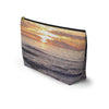 Floating - Accessory Pouch, T-bottom with Poem on Wrapped Sunset Image