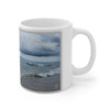 I Am From - 11 oz Ceramic Mug with Poem on Ocean Waterspout Photo