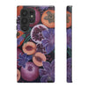 Artistic Phone Case - Painting of Fruits and Purple Lily Flowers