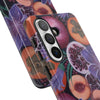 Artistic Phone Case - Painting of Fruits and Purple Lily Flowers