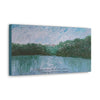 Wondering By The Lake - Mossy Lake Painting Canvas Gallery Wrap