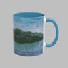 Wondering By The Lake-Mossy Lake Painting Mug Inside and Handle Colors