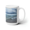 I Am From - 15 oz Ceramic Mug with Poem on Ocean Waterspout Photo