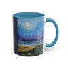 I Am From Poem and Scenic Art Mug (Milky Way Galaxy & Sunrise Beach)