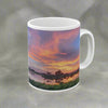 wondering by the lake poem excerpt sunset mug