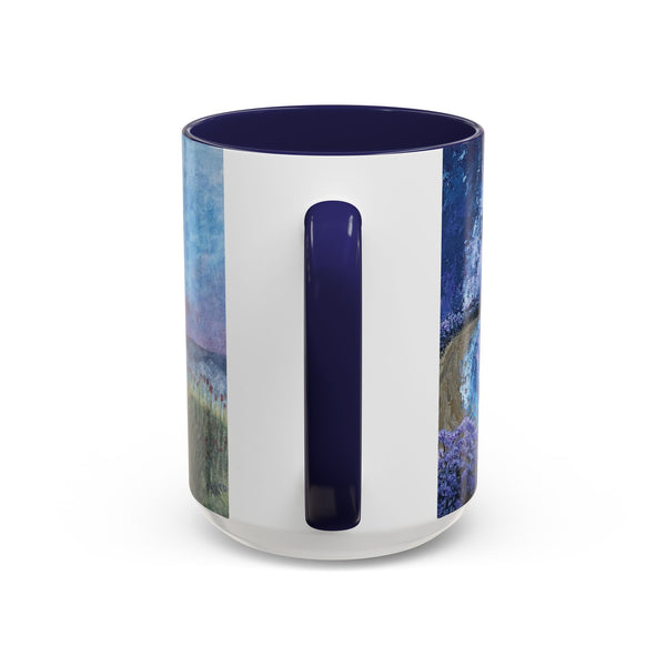 I Am From Poem and Scenic Art Mug (Milky Way Galaxy & Sunrise Beach)