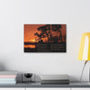 Except Yours - Canvas Gallery Wrap with Lake Sunset Photo and Poem