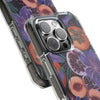 MagSafe Compatible iPhone Case - Fruits and Purple Lily Flowers Painting