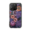 MagSafe Compatible iPhone Case - Fruits and Purple Lily Flowers Painting