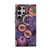 Artistic Phone Case - Painting of Fruits and Purple Lily Flowers