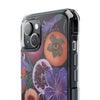 MagSafe Compatible iPhone Case - Fruits and Purple Lily Flowers Painting