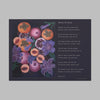 Moments Are Passing - Abundance Fruits and Flowers Canvas Gallery Wrap