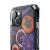 MagSafe Compatible iPhone Case - Fruits and Purple Lily Flowers Painting