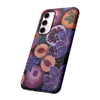 Artistic Phone Case - Painting of Fruits and Purple Lily Flowers