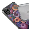 MagSafe Compatible iPhone Case - Fruits and Purple Lily Flowers Painting