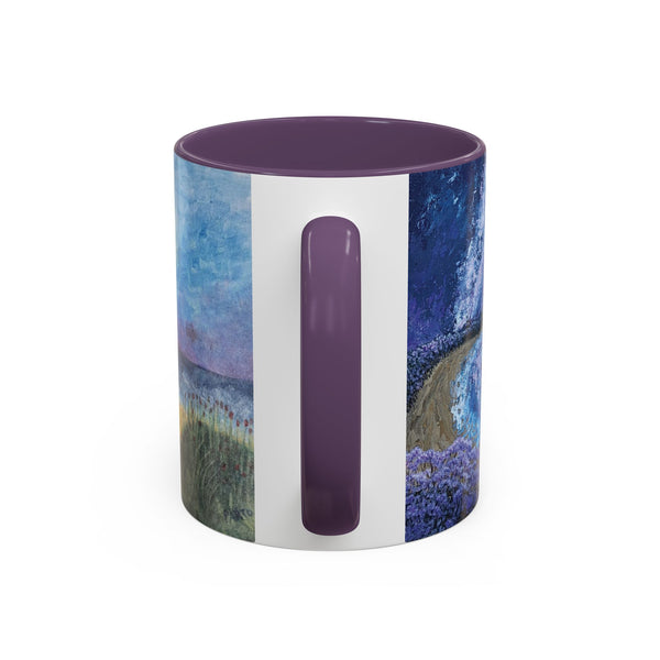 I Am From Poem and Scenic Art Mug (Milky Way Galaxy & Sunrise Beach)