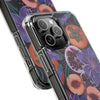 MagSafe Compatible iPhone Case - Fruits and Purple Lily Flowers Painting