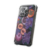 MagSafe Compatible iPhone Case - Fruits and Purple Lily Flowers Painting