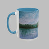 Wondering By The Lake-Mossy Lake Painting Mug Inside and Handle Colors