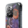 MagSafe Compatible iPhone Case - Fruits and Purple Lily Flowers Painting