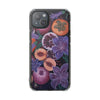 MagSafe Compatible iPhone Case - Fruits and Purple Lily Flowers Painting