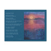 Wondering By The Lake - Canvas Gallery Wrap with Poem and Lake Painting