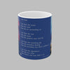 11oz ceramic mug with two beautiful impressionist style paintings and heartfelt poem "I Am From"