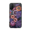 MagSafe Compatible iPhone Case - Fruits and Purple Lily Flowers Painting