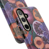 Artistic Phone Case - Painting of Fruits and Purple Lily Flowers