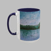 Wondering By The Lake-Mossy Lake Painting Mug Inside and Handle Colors