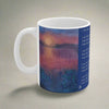 11oz ceramic mug with two beautiful impressionist style paintings and heartfelt poem "I Am From"