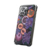 MagSafe Compatible iPhone Case - Fruits and Purple Lily Flowers Painting