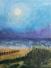 Parto Dehdashti - Seaside Trail acrylic painting