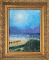 Parto Dehdashti - Seaside Trail acrylic painting - Framed