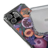 MagSafe Compatible iPhone Case - Fruits and Purple Lily Flowers Painting