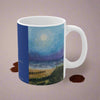 11oz Mug with impressionist paintings and poetry