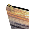 Floating - Accessory Pouch, T-bottom with Poem on Wrapped Sunset Image