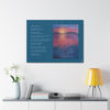 Wondering By The Lake - Canvas Gallery Wrap with Poem and Painting