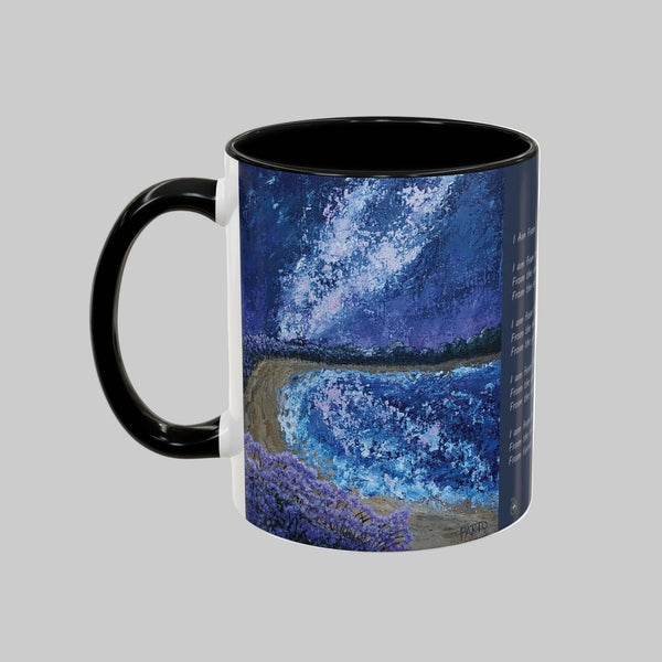 I Am From Poem and Scenic Art Mug, Milky Way Galaxy