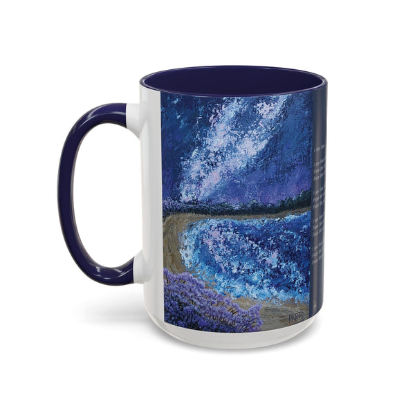 I Am From Poem and Scenic Art Mug (Milky Way Galaxy & Sunrise Beach)
