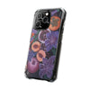 MagSafe Compatible iPhone Case - Fruits and Purple Lily Flowers Painting