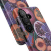 Artistic Phone Case - Painting of Fruits and Purple Lily Flowers