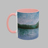 Wondering By The Lake-Mossy Lake Painting Mug Inside and Handle Colors