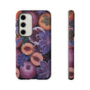 Artistic Phone Case - Painting of Fruits and Purple Lily Flowers