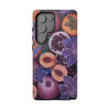 Artistic Phone Case - Painting of Fruits and Purple Lily Flowers