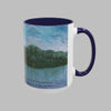 Wondering By The Lake-Mossy Lake Painting Mug Inside and Handle Colors