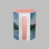 Wondering By The Lake-Mossy Lake Painting Mug Inside and Handle Colors